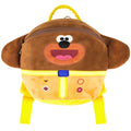 Brown - Front - Hey Duggee Childrens-Kids Happy Dog 3D Backpack