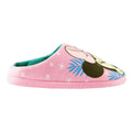 Pink-Mint - Back - Minnie Mouse Girls Spring Palms Polyester Slippers