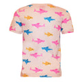 Pink - Back - Baby Shark Girls Glitter All-Over Print T-Shirt