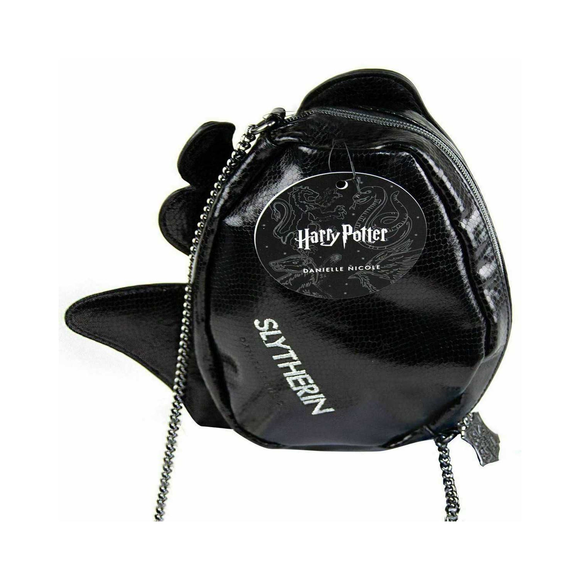 Green-Black-Silver - Back - Danielle Nicole Slytherin Harry Potter Crossbody Bag
