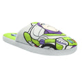 Green - Front - Toy Story Boys Buzz Lightyear 3D Slippers
