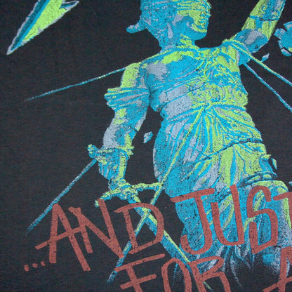Black - Side - Amplified Mens Justice For All Metallica Sleeveless T-Shirt