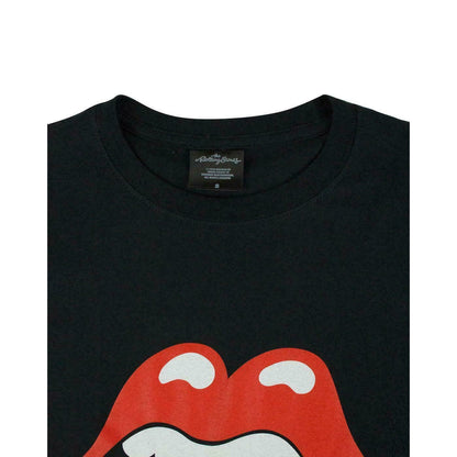 Black-Red - Back - The Rolling Stones Mens Classic Tongue T-Shirt