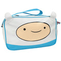 White-Blue - Front - Adventure Time Childrens-Kids Finn Messenger Bag
