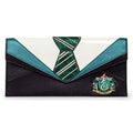 Black-Green - Front - Danielle Nicole Womens-Ladies Slytherin Uniform Harry Potter Clutch