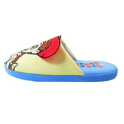 Blue-Yellow-Red - Side - Toy Story Girls Jessie 3D Slippers