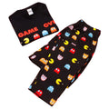 Black - Pack Shot - Pac-Man Mens Game Over Pyjama Set