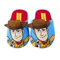 Blue-Red - Side - Toy Story Boys Woody 3D Polyester Slippers