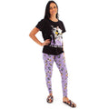 Black-Lilac - Back - Disney Womens-Ladies Its Good To Be Bad Villains Pyjama Set