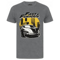 Charcoal Marl - Front - Fast & Furious Mens T-Shirt