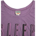 Purple - Pack Shot - Junk Food Womens-Ladies Sleep All Day Rock All Night Oversized Top