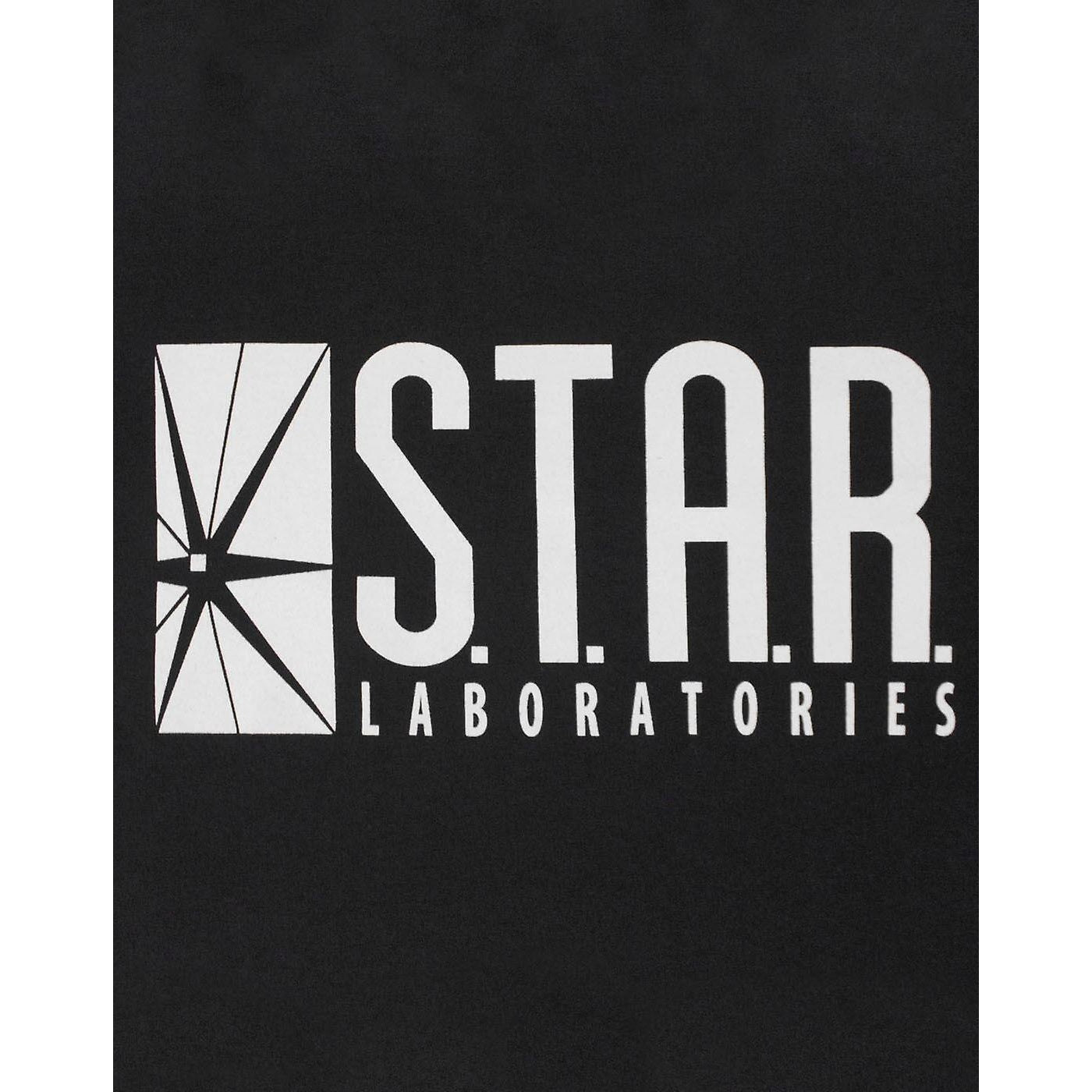 Black - Back - The Flash Boys TV Star Laboratories T-Shirt