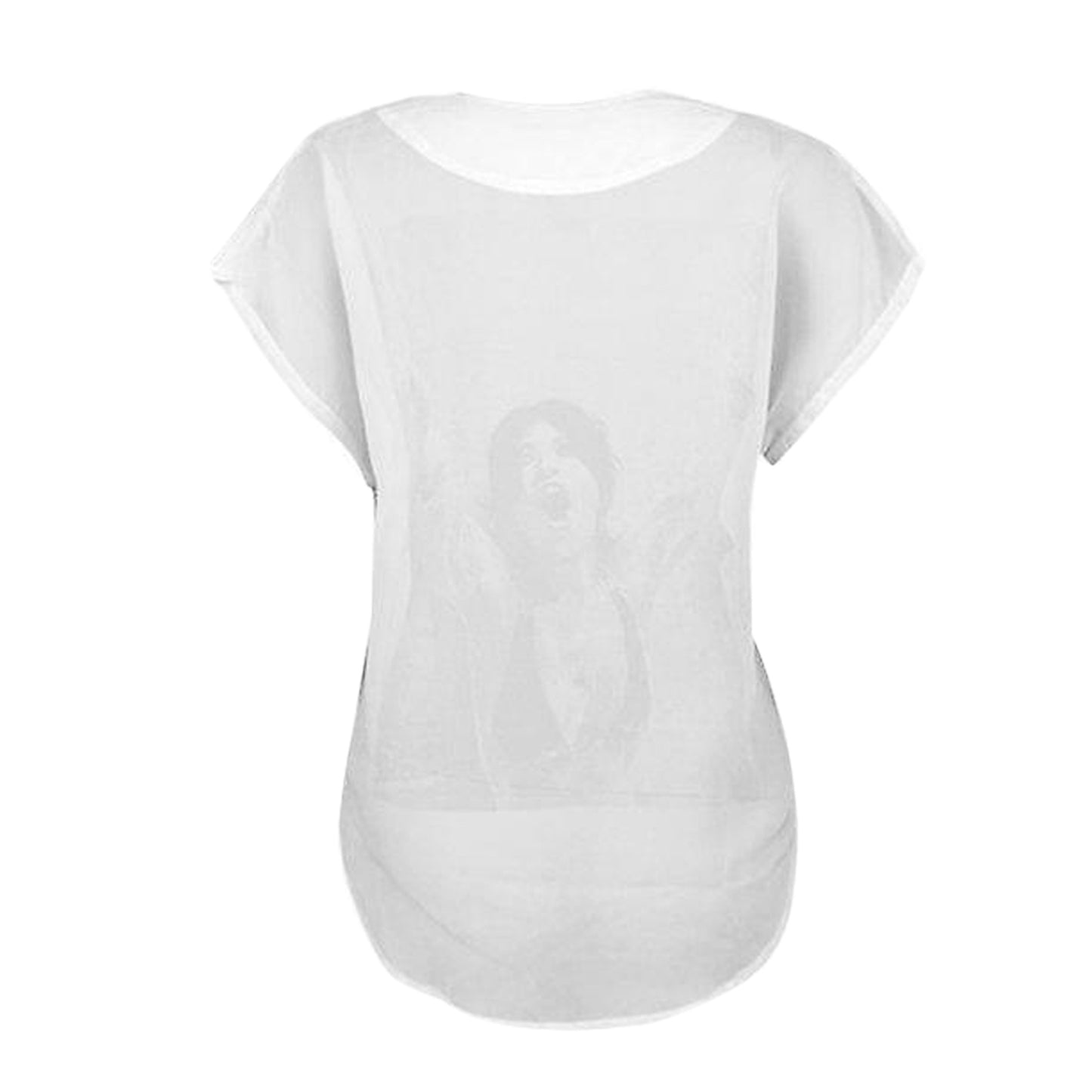 Black - Back - Blood Is The New Black Womens-Ladies Pam Love T-Shirt