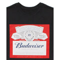 Black - Close up - Budweiser Mens Logo T-Shirt