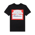 Black - Front - Budweiser Mens Logo T-Shirt