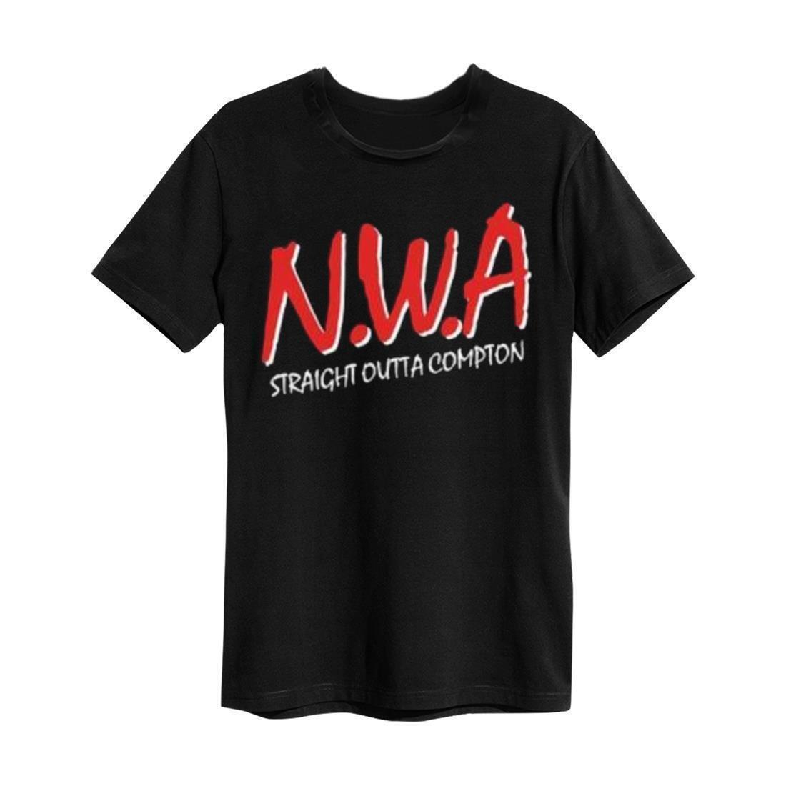 Charcoal - Front - Amplified Mens Straight Outta Compton N.W.A Logo T-Shirt