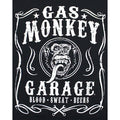 Black - Side - Gas Monkey Garage Mens Blood Sweat and Beers Short-Sleeved T-Shirt