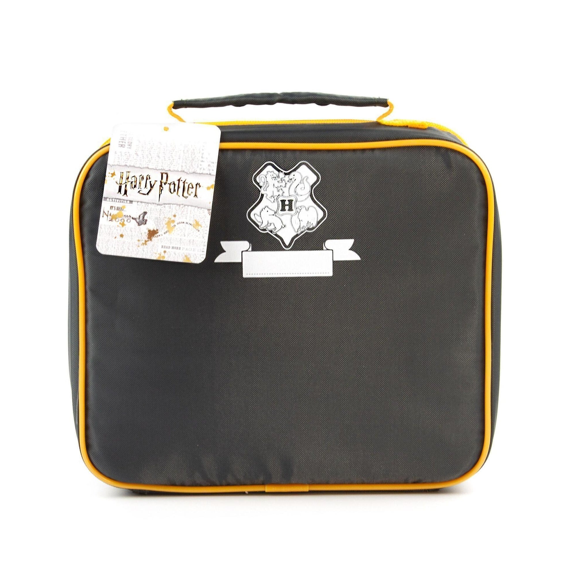 Black-Yellow - Side - Harry Potter Chibi Lunch Bag and Bottle Set