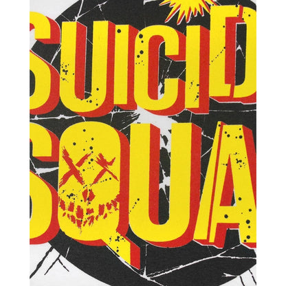 Yellow-Black-White Print - Lifestyle - Suicide Squad Unisex Adult Exploding Bomb T-Shirt