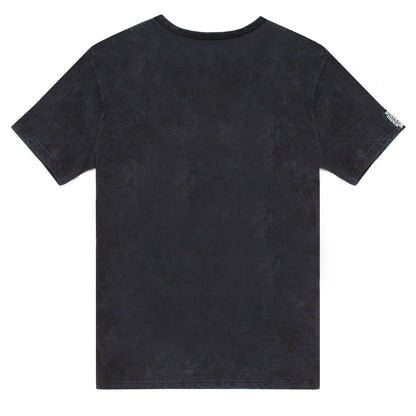 Charcoal - Back - Stranger Things Womens-Ladies Acid Wash T-Shirt