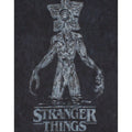 Charcoal - Pack Shot - Stranger Things Womens-Ladies Acid Wash T-Shirt