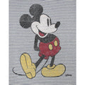 White-Blue - Side - Junk Food Womens-Ladies Mickey Mouse Short-Sleeved Jumper