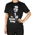 Black - Back - The Addams Family Womens-Ladies Morticia Addams Oversized T-Shirt
