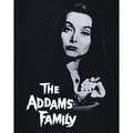 Black - Side - The Addams Family Womens-Ladies Morticia Addams Oversized T-Shirt