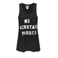 Black - Front - Junk Food Womens-Ladies No Backstage Passes Vest