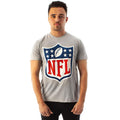 Grey - Back - NFL Mens logo Shield T-Shirt