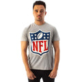 Grey - Back - NFL Mens logo Shield T-Shirt