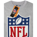 Grey - Side - NFL Mens logo Shield T-Shirt