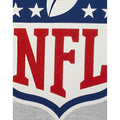 Grey - Close up - NFL Mens logo Shield T-Shirt