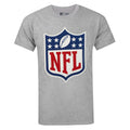 Grey - Front - NFL Mens logo Shield T-Shirt