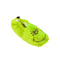 Green - Front - The Grinch Childrens-Kids Embroidered Face Fluffy Slippers