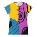 Multicoloured - Front - Nightmare Before Christmas Womens-Ladies Sally Cosplay T-Shirt