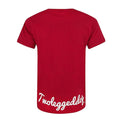Red - Back - Two Legged Dog Mens Logo T-Shirt