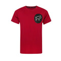 Red - Front - Two Legged Dog Mens Logo T-Shirt