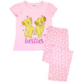 Pink - Front - The Lion King Girls Besties Pyjama Set