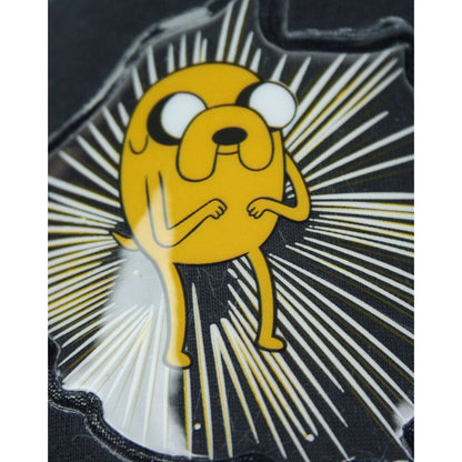 Black - Side - Adventure Time Boys Jake And Finn Slippers