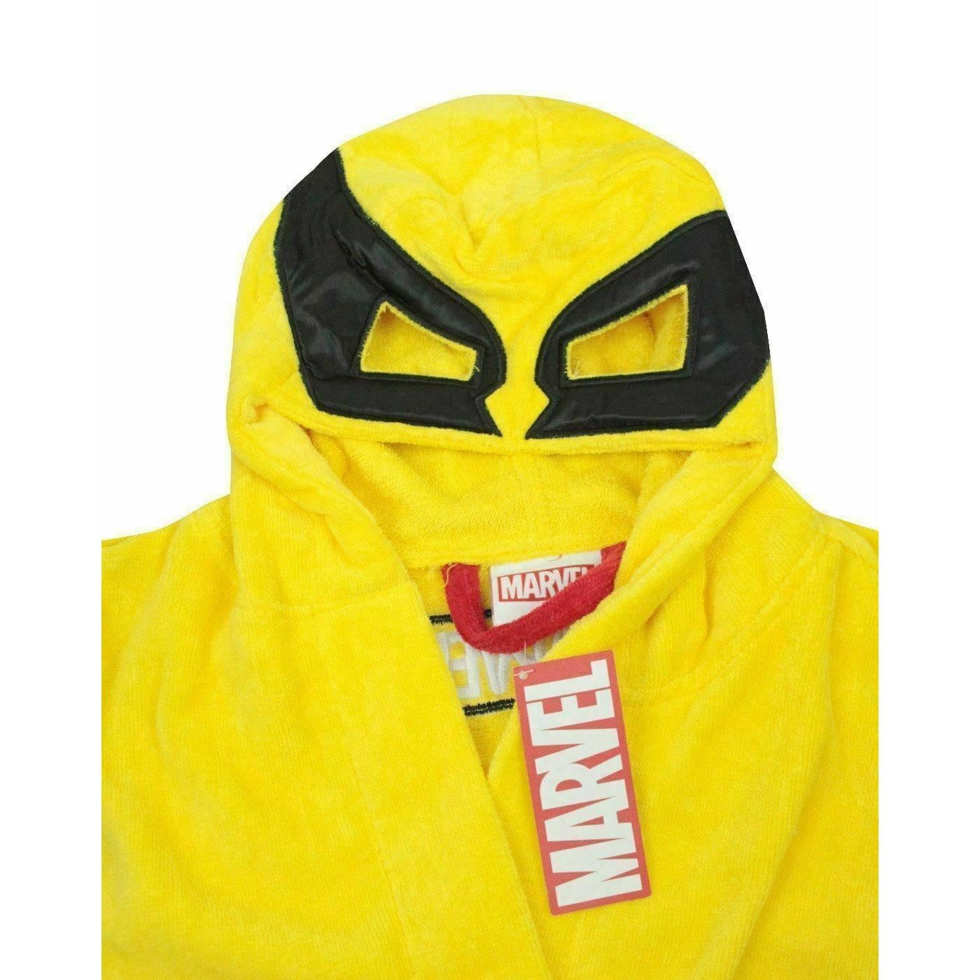 Yellow - Back - Wolverine Mens Hooded Dressing Gown