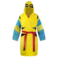 Yellow - Front - Wolverine Mens Hooded Dressing Gown