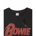 Black - Back - Amplified Mens David Bowie Logo Sweatshirt
