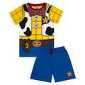 Multicoloured - Front - Toy Story Boys Woody Short Pyjama Set