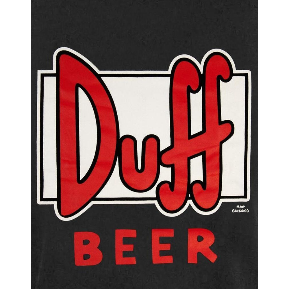 Black-Grey - Pack Shot - The Simpsons Mens Duff Beer Pyjama Set