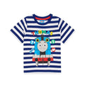 Navy - Back - Thomas & Friends Boys Long Pyjama Set