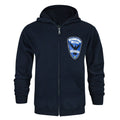 Navy - Front - Arrow Mens Starling City Metro Police Full Zip Hoodie