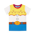 White-Yellow-Blue-Black - Back - Toy Story Girls Cowgirl Jessie Short Pyjama Set