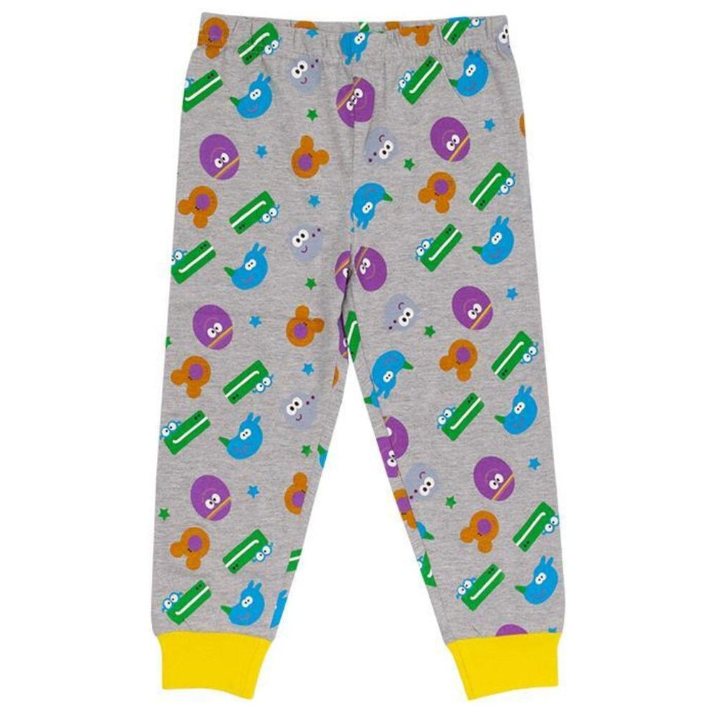 Blue-Grey - Side - Hey Duggee Boys Well Done Squirrels Character Long Pyjama Set