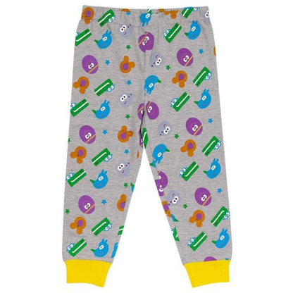 Blue-Grey - Side - Hey Duggee Boys Well Done Squirrels Character Long Pyjama Set